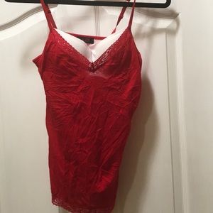 Juniors tank with built in bra